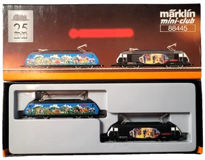 Marklin Z 88445 SBB CFF FFS Re 460 017-7 Set of 2 Electric Locos LEDs (tested) - Picture 1 of 15