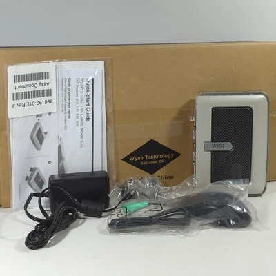 Wyse S50 Sx0 902114-32L Thin Client AMD Geode 366MHz 64MB/128MB Complete Kit NEW - Image 1 of 4