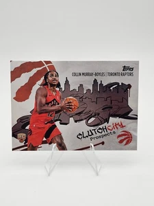 2025-26 Topps #CC-9 Collin Murray-Boyles R Clutch City Prospects Toronto Raptors - Picture 1 of 2