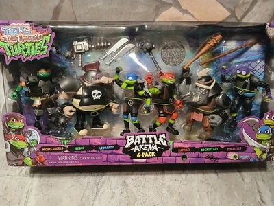 Figura de acción Teenage Mutant Ninja Turtles Tales of the TMNT Battle Arena paquete de 6 Foto 1 de 4