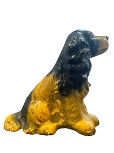 De colección, Original ~ Springer Spaniel ~ Estatuilla de Hierro Fundido Hubley Pintura Original - Imagen 1 de 8