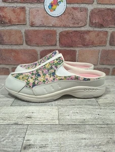 Easy Spirit SETTME593-KO Damen-Slipper Größe 9M weiß Blumenmuster neu ohne Karton **LESEN** - Bild 1 von 10