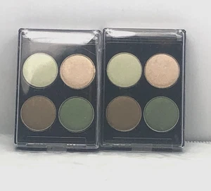 (2) LANCOME COLOUR FOCUS Eye Colour Quad- Filigree Limelight Montage Blink *RARE - Picture 1 of 5
