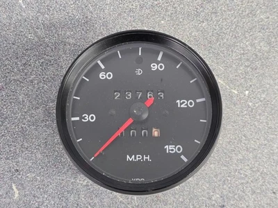 BONITO VELOCÍMETRO LETRA BLANCA ORIGINAL VDO PORSCHE 911 150 MPH 23763 Foto 1 de 4