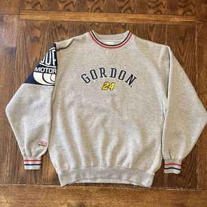VTG Jeff Gordon Nascar Sweatshirt Medium Dupont Motorsports #24 Embroidered - Picture 1 of 15