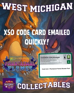 X50 Phantasmal Flames Pokemon LIVE TCG Codes Emailed Quickly - Picture 1 of 1