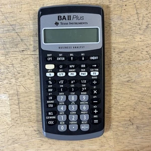 Texas Instrument Calculator BA II Plus tested working no cover - Picture 1 of 2