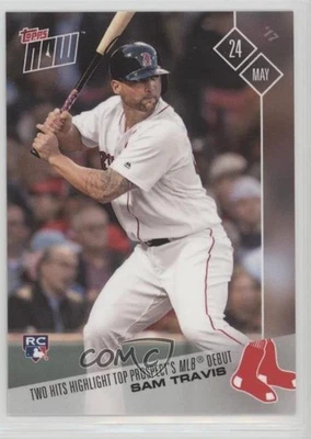 2017 Topps Now Topps Online Exclusive /980 Sam Travis #180 Rookie RC - Image 1 of 2