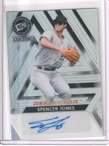 2024 Leaf Press Pass Premium Spencer Jones Reflektor /35 Prismatic Silver BA-SJ1 - Bild 1 von 2