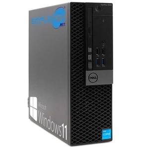 Dell 5040 SFF I3 Desktop PC 8GB 120GB Windows 11 SSD M2 Office Business - Picture 1 of 5