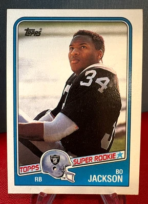 1988 Topps #327 Bo Jackson - (RC) - Raiders Foto 1 de 2