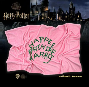 MANTA HARRY POTTER FELIZ CUMPLEAÑOS ROSA LICENCIA OFICIAL 113 *73 cm - Imagen 1 de 7