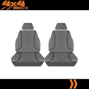 FULL CAR PACK 14oz CANVAS SEAT COVERS FOR MAZDA BT-50 XT SINGLE CAB 12-ON - Picture 1 of 2