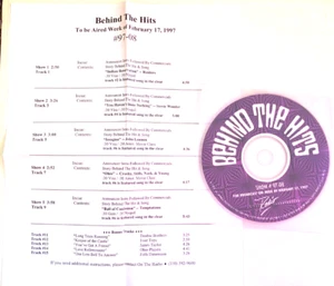 2/17/97 BEHIND THE HITS SHOW: JOHN LENNON, RAIDERS, CSN&Y, TEMPTATIONS, 4 TOPS - Picture 1 of 1