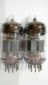 RARE!! MATCHED PAIR 6N23P Voskhod 1975 Getter on the wire / E88CC/ 6922 - Picture 1 of 6