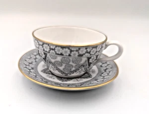 Vintage Mini Dollhouse Spode England Bone China Cup & Saucer Set with Gold Trim - Picture 1 of 10