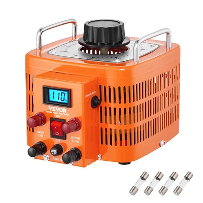 VEVOR 3000VA Variac Transformador Variable 23A 0-130V Regulador de Voltaje LCD Foto 1 de 4