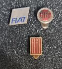 Fiat Button/Lapel Button Set 3 Piece - Old + Original 50er-70er Year