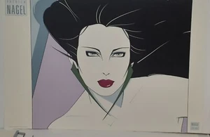 Patrick Nagel Original "(Mirage) Conmemorativo 15 Serigrafía " 1988 24" x 36" NUEVO - Imagen 1 de 4