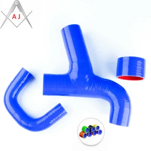 For Subaru Impreza WRX GC8 EJ20 Vers 3-6 96-00 Silicone Intercooler Hoses Blue - Picture 1 of 4