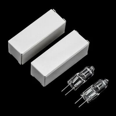 2pcs G4 Clear 50W Warm White 12V Halogen Bi-Pin Light Globe Lamp Downlight Bulb - Image 1 of 3