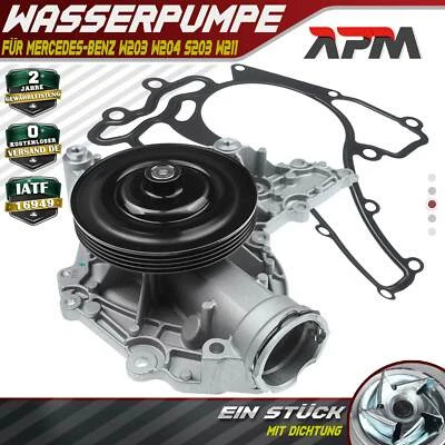 Bomba de Agua para Mercedes-Benz C Clase E W203 W204 S203 W211 W212 S211 R230 - Imagen 1 de 4