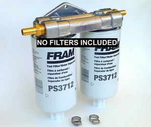 WVO BIO Diesel Doble Montaje Remoto, SIN Filtro de Combustible Separadores de Agua FRAM PS3712 - Imagen 1 de 5