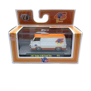 M2 Machines 1967 '67 Dodge A100 Panel Van VP Racing White/Orange Diecast 1/64 - Picture 1 of 7