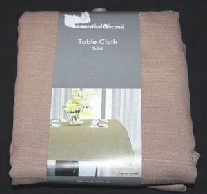 Essential Home Round Fabric Tablecloth Tan 70" - Picture 1 of 1