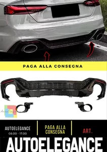 ⭐ Difusor Adecuado para Audi rs5 a5 f5 2019 + Lift Coupe + Sportback Negro - Imagen 1 de 5
