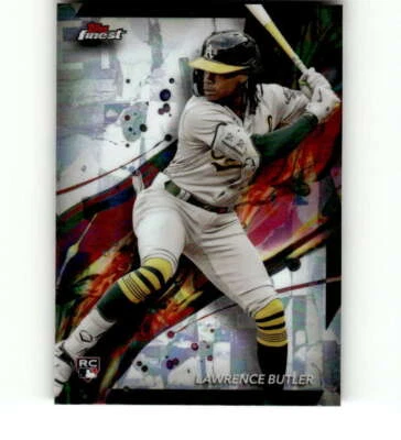 2024 Topps Finest Refractor #86 Lawrence Butler RC Rookie Athletics - Image 1 of 2