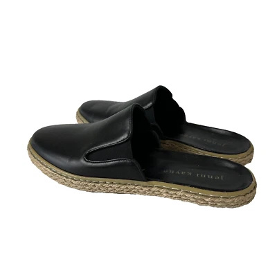 Jenni Kayne Sandals Leather Flats Espadrille Marina Mule Size 35 US 5 EUC Resort - Image 1 of 4