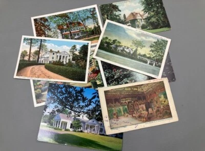Vintage Postcards of Aiken SC Homes: lot of 8 - Image 1 of 4