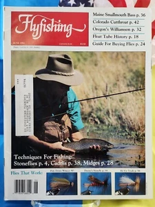 Flyfishing Magazine June 1991 Maine Smallmouth Bass FREE SHIPPING!!! - Picture 1 of 3