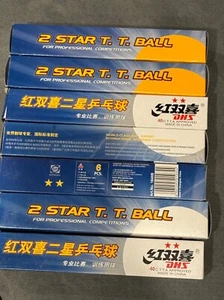 New 42 pcs Official DHS 2 Star Ping Pong Pingpong Balls C40mm CTTA Approved - Picture 1 of 1