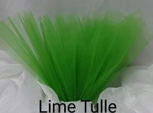Illusion Tulle Lime Green 108" by yard, decorations, tutu, Free swatches. - Picture 1 of 2