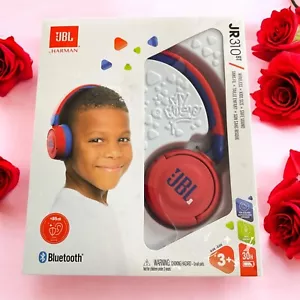JBL Cuffie auricolari wireless Bluetooth rosse per bambini *JR310BTRED - Foto 1 di 1