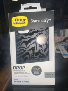 OtterBox Symmetry+ Series Case for MagSafe for iPhone 14 Plus - Rebel Black - Picture 1 of 2