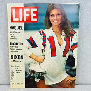 Vtg Life Magazine June 2 1972 Raquel Welch Nixon Moscow McGovern - Picture 1 of 10