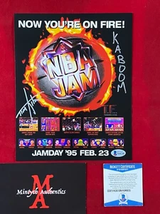 Foto 8x10 firmata autografata Tim Kitzrow NBA Jam Beckett certificato di autenticità - Foto 1 di 1