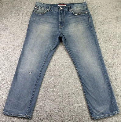 Tommy Hilfiger Jeans Mens 36x30 Straight Leg Medium Wash Denim Classic Fit - Image 1 of 4