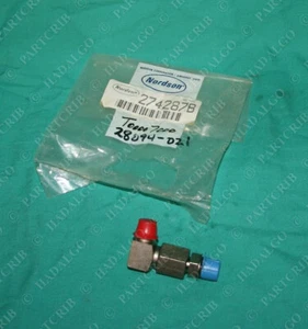 Conjunto de filtro en línea Nordson 274287B 90 grados 50 malla NUEVO - Imagen 1 de 3