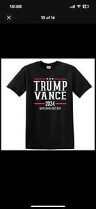 Trump Vance 2024 T-Shirt Making America Great Again Short Sleeve - Picture 1 of 1