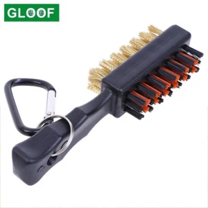 1 Pc Golf Club Brush Groove Cleaner Dual Sided Tools Portable Metal Lightweight - Picture 1 of 6