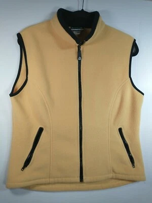 Avalanche Wear Performance Women's Size L YellowFleece Vest Full Zip Pockets USA - Image 1 of 4