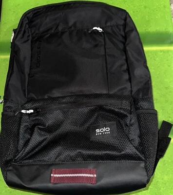 Solo New York All-Star Hybrid Backpack Duffel Bag, Black - Image 1 of 4