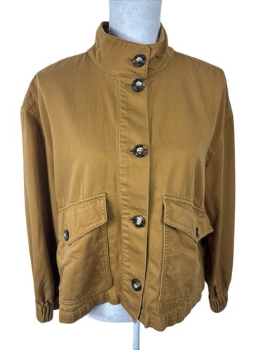 VETEMENTS Madewell Giacca Donna M Boxy Bottone Marrone Caramello