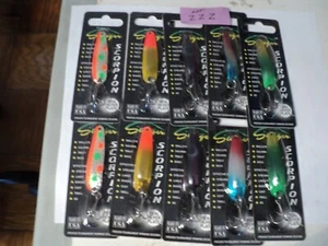 10 - STINGER SCORPION SPOONS (MIXED) NIP ALL SILVER PLATED LOT ZZZ - Picture 1 of 1