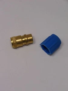Low Side Retrofit with Cap Standard R12 - 134a conversion fitting *BRASS* #3012 - Picture 1 of 1