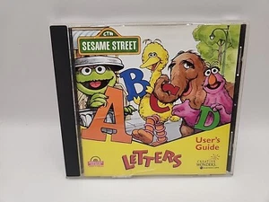 Sesame Street Letters Learning Windows PC CD-ROM EA Child Education Game W Guide - Picture 1 of 7